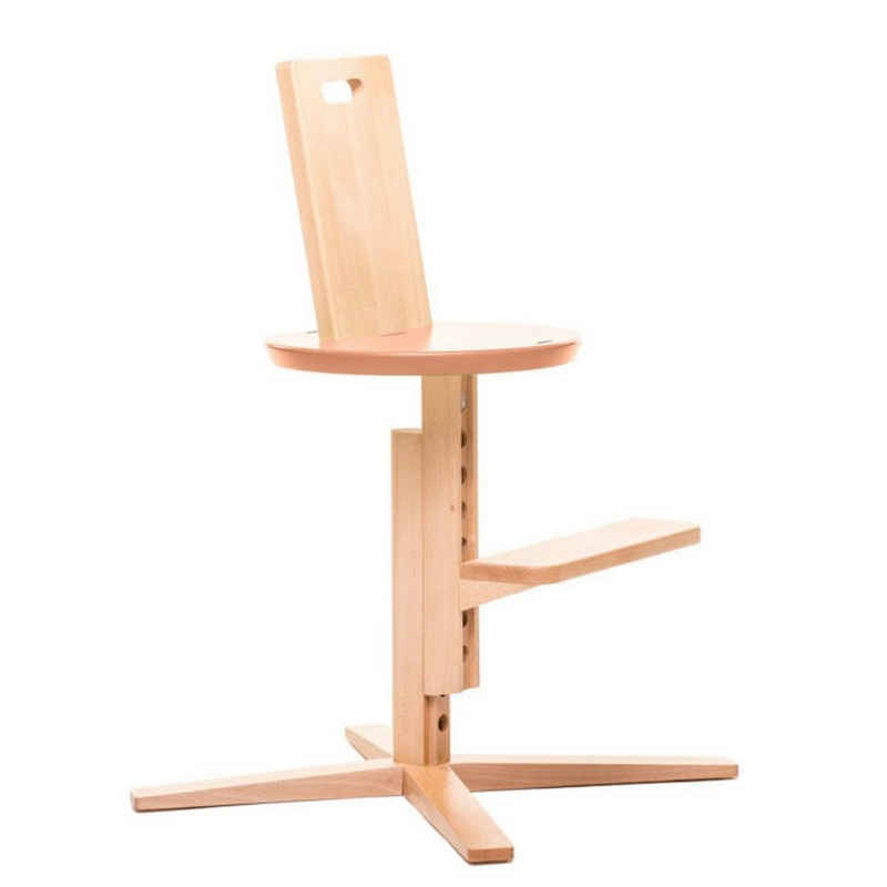 froc Hochstuhl (Set, 1 Stück), aus Holz höhenverstellbar wandelbar mitwachsend von Baby bis Schulkind