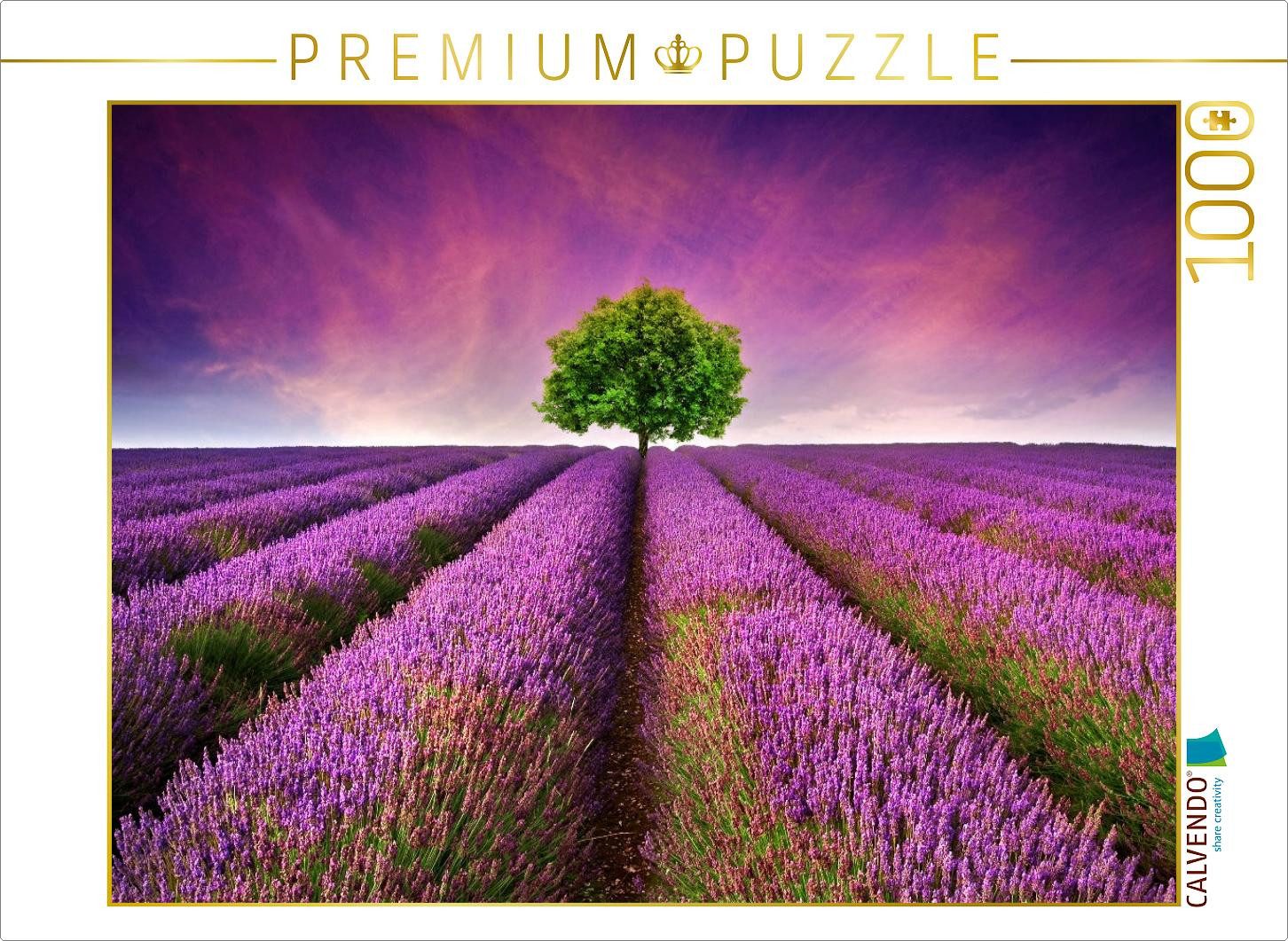 CALVENDO Puzzle CALVENDO Puzzle Lila, 1000 Teile Lege-Größe 64x48cm Foto-Puzzle für g, 1000 Puzzleteile