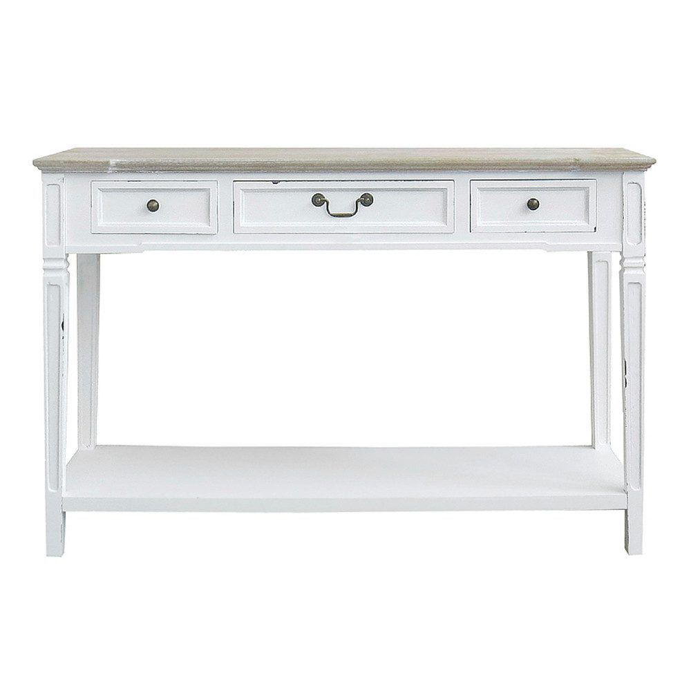 Grafelstein Konsole Konsole BEACH HOUSE weiß shabby chic Sideboard Hamptons Ablage Schrank