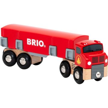 BRIO® Spielzeug-Eisenbahn Holztransporter mit Magnetladung