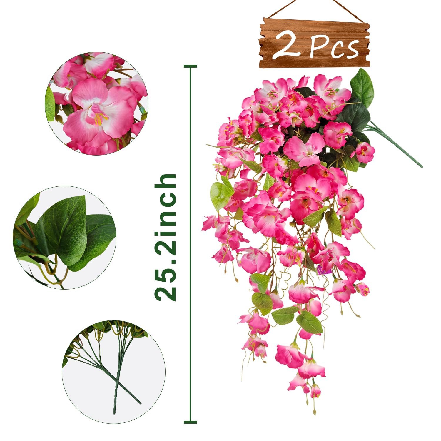 Kunstblumenstrauß Kunstpflanzen-Hibiskusreben, Kunst-Hibiskusblumenstrauß, günstig online kaufen