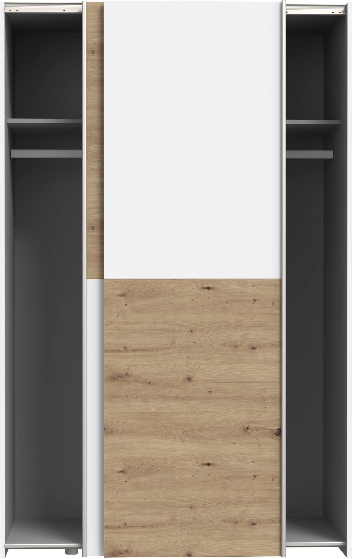 FORTE Kleiderschrank (B/H/T ca. 120x190,5x61,2 cm) – Bild 5 von 5