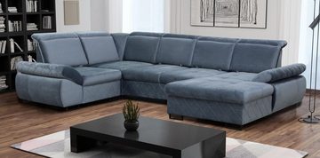 JVmoebel Ecksofa Ecksofa Couch Möbel Neu Wohnlandschaft U Form, Made in Europe