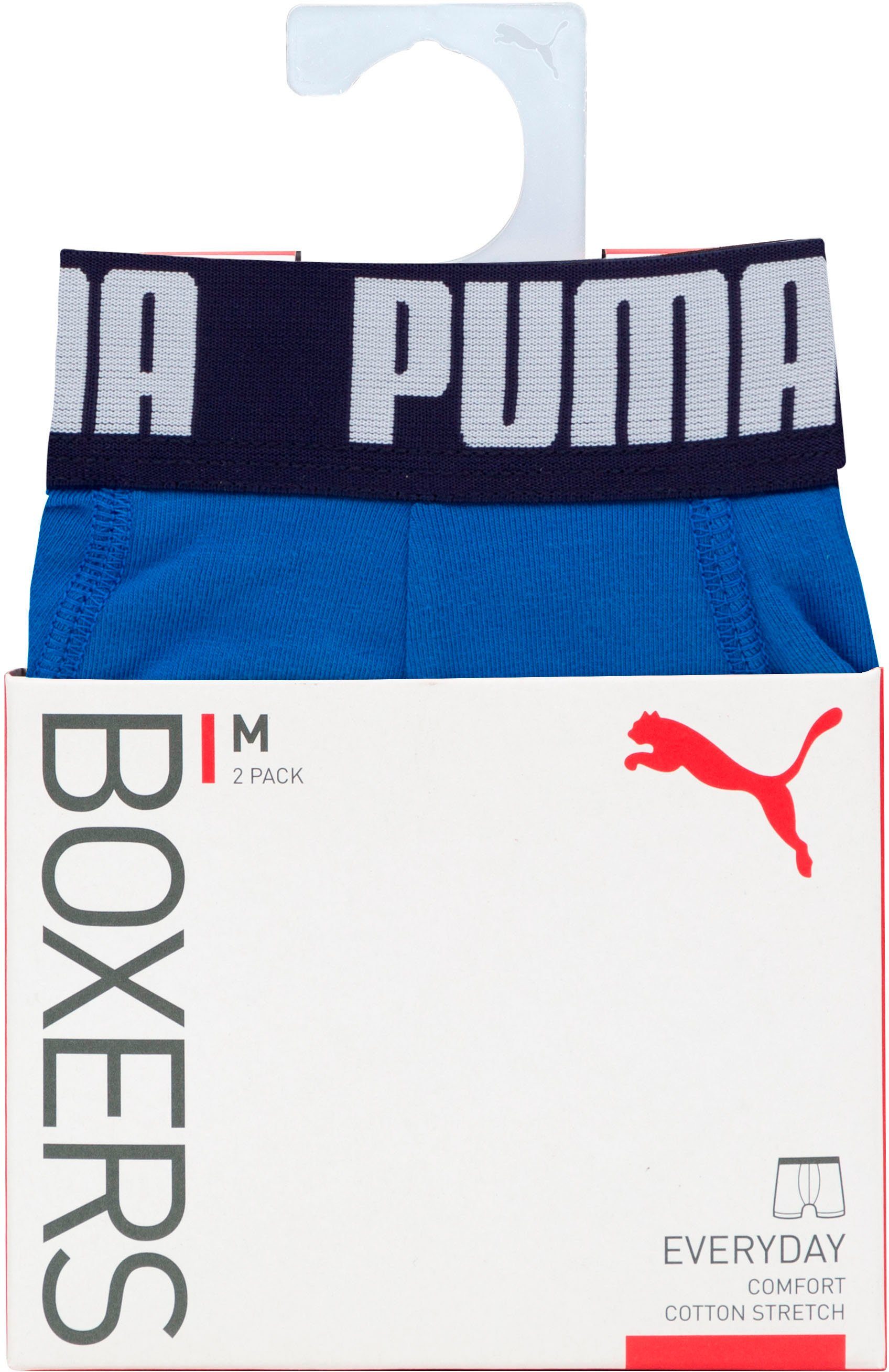 true (Packung, PUMA blue BASIC 2-St) PUMA BOXER 2P Boxer