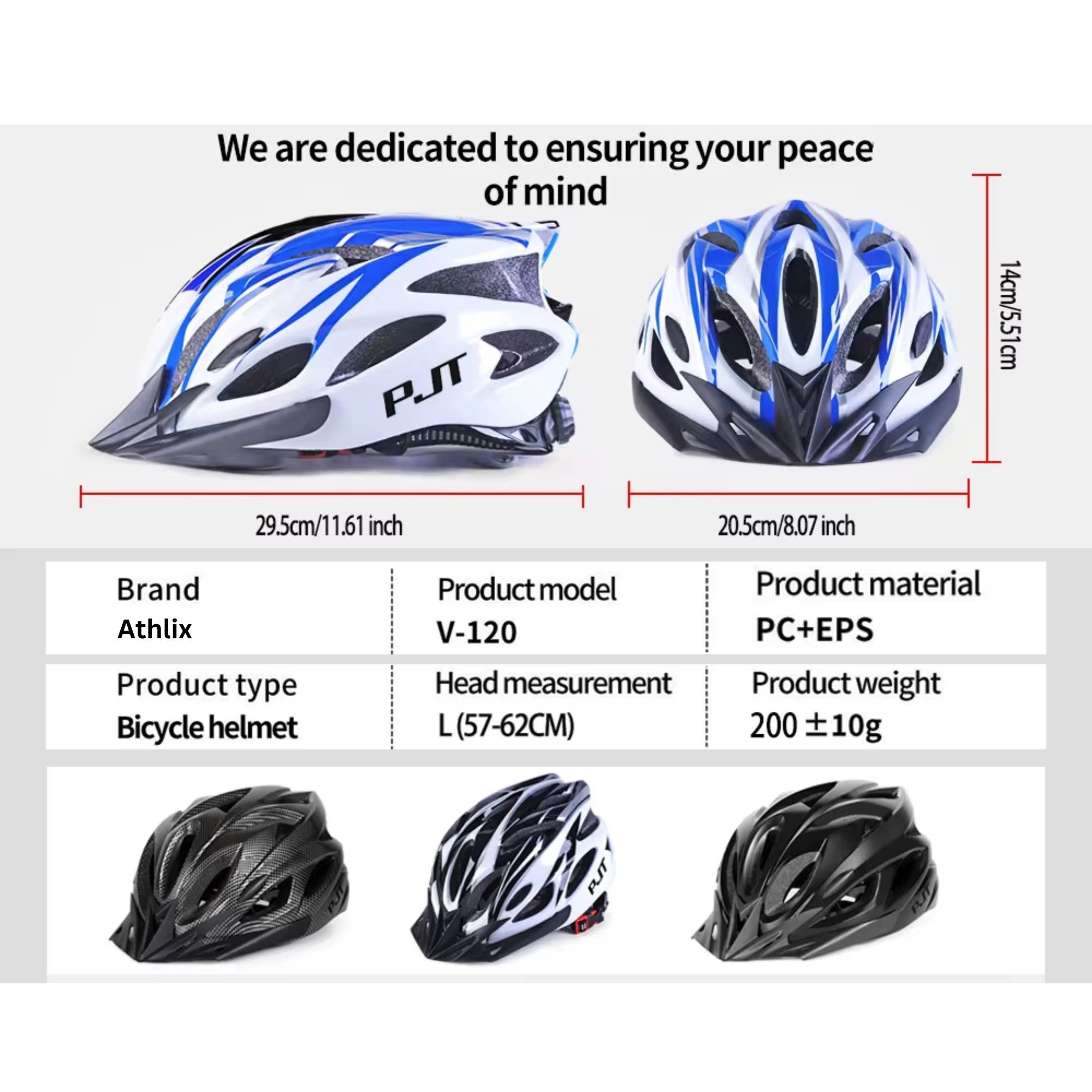 Athlix Fahrradhelm Fahrrad Helm für Erwachsene Herren Damen Radhelm, Cityhelm Urban, Robuste EPS-Innenschale, nur 200g Gewicht, verstellbar