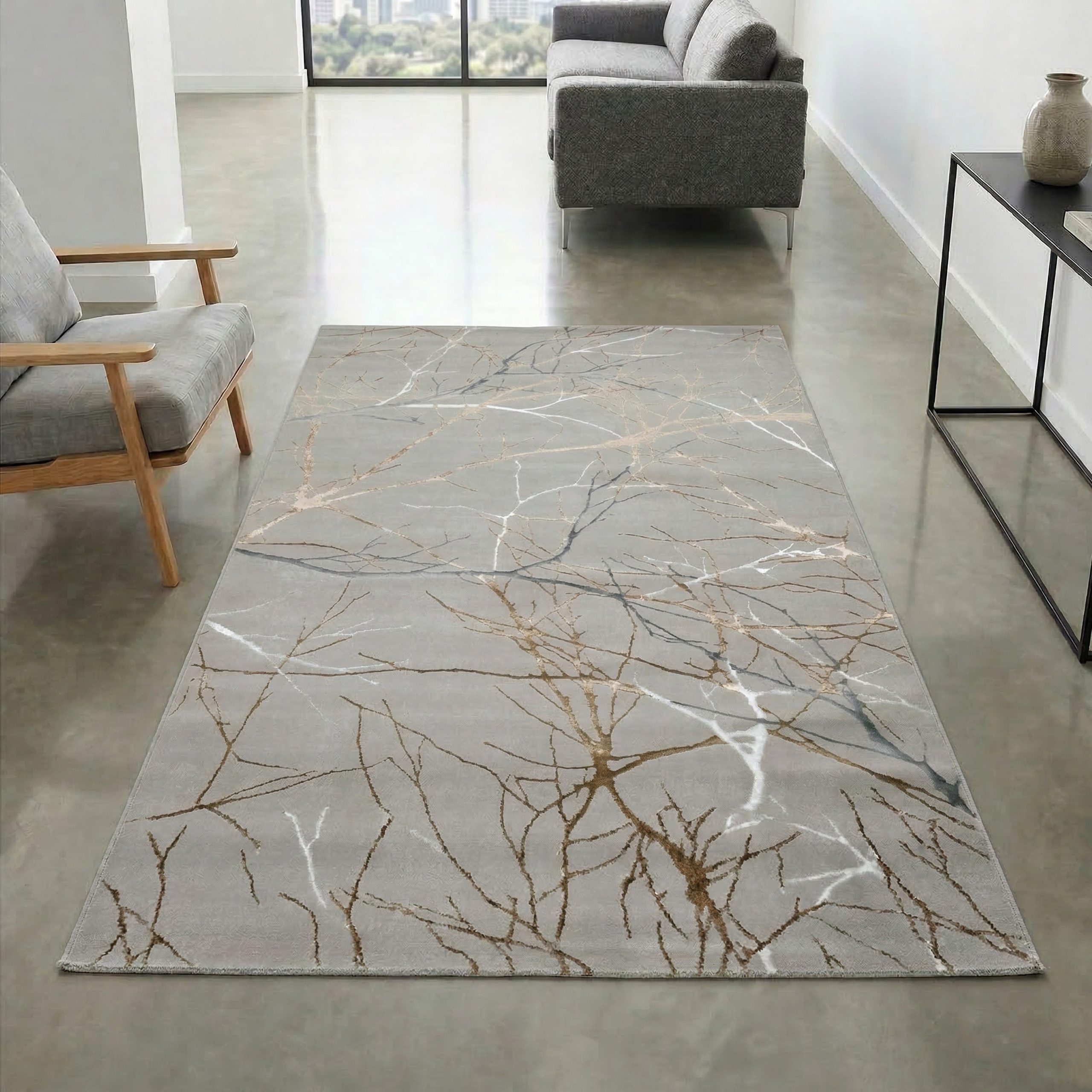 Carpetia Designteppich Dekorative Muster, rechteckig, Höhe: 8 mm, pflegeleicht, weich