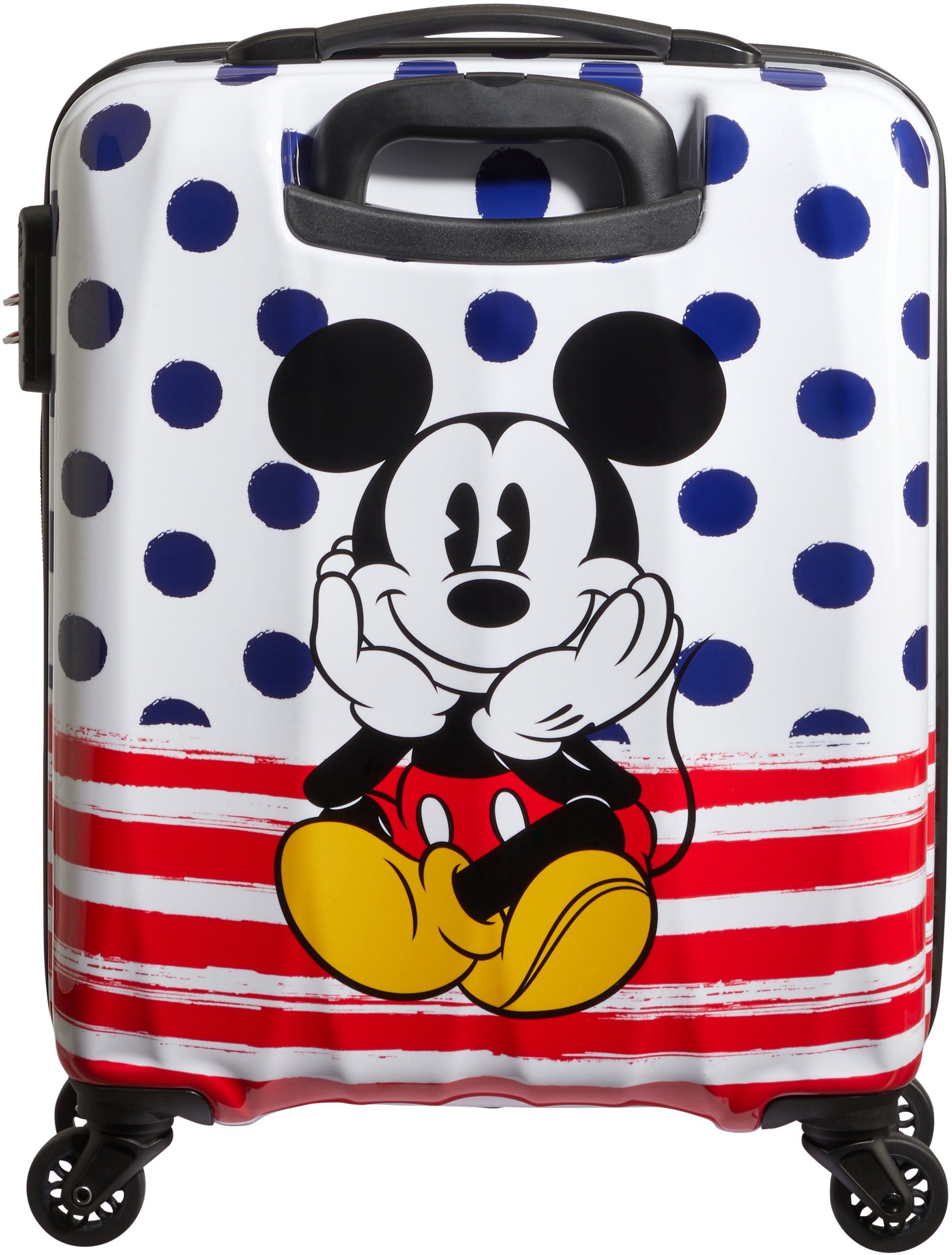 American Tourister® Hartschalen-Trolley Disney Legends, Mickey Dots, mickey-blue-dots cm, Blue 55 Rollen 4