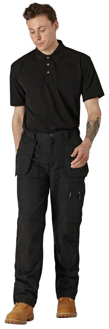 Dickies Arbeitshose black Eisenhower-Multi-Pocket mit Cordura-Kniepolstertaschen