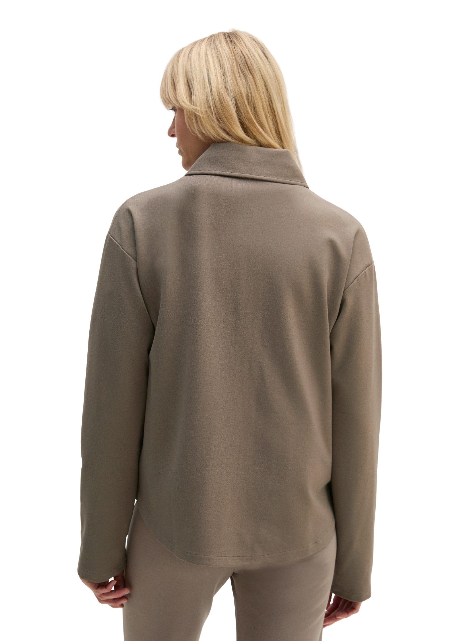 Marc O'Polo Sweatjacke aus Punto di Roma-Jersey