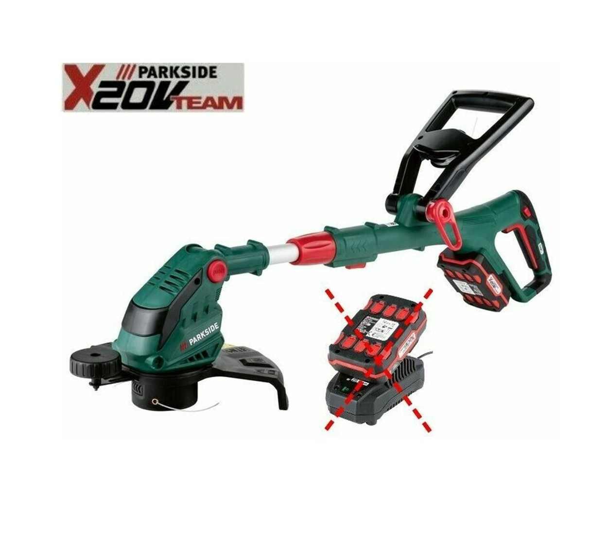 Parkside Akku-Rasentrimmer PARKSIDE Rasentrimmer PRTA 20-Li Solo Gerät (ohn günstig online kaufen