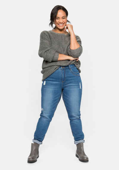 Sheego Stretch-Jeans in extralanger Tall-Größe