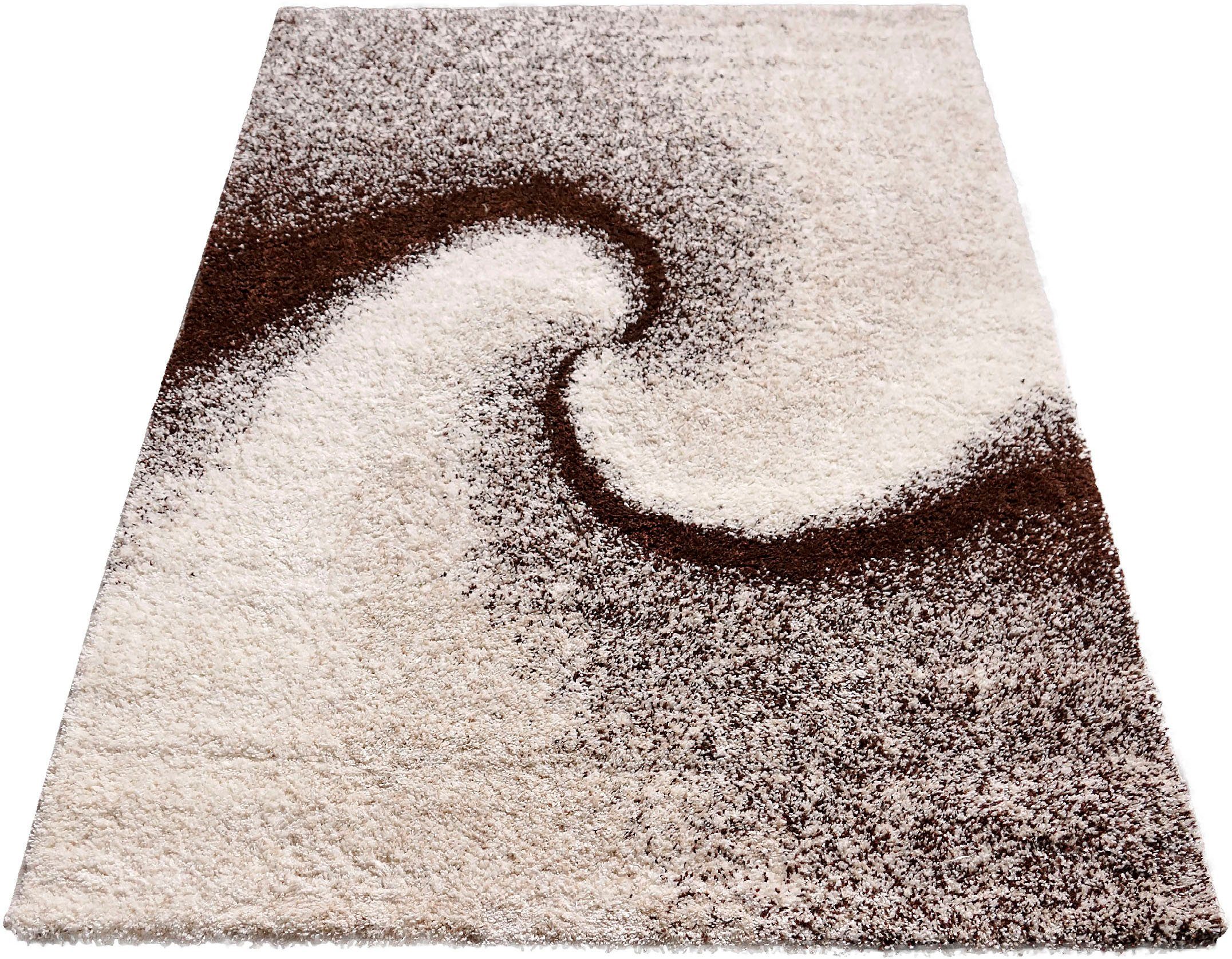 Hochflor-Teppich Foskros, andas, rechteckig, Höhe: 30 mm, modernes Design,  weich & kuschelig, Wohnzimmer | Shaggy-Teppiche