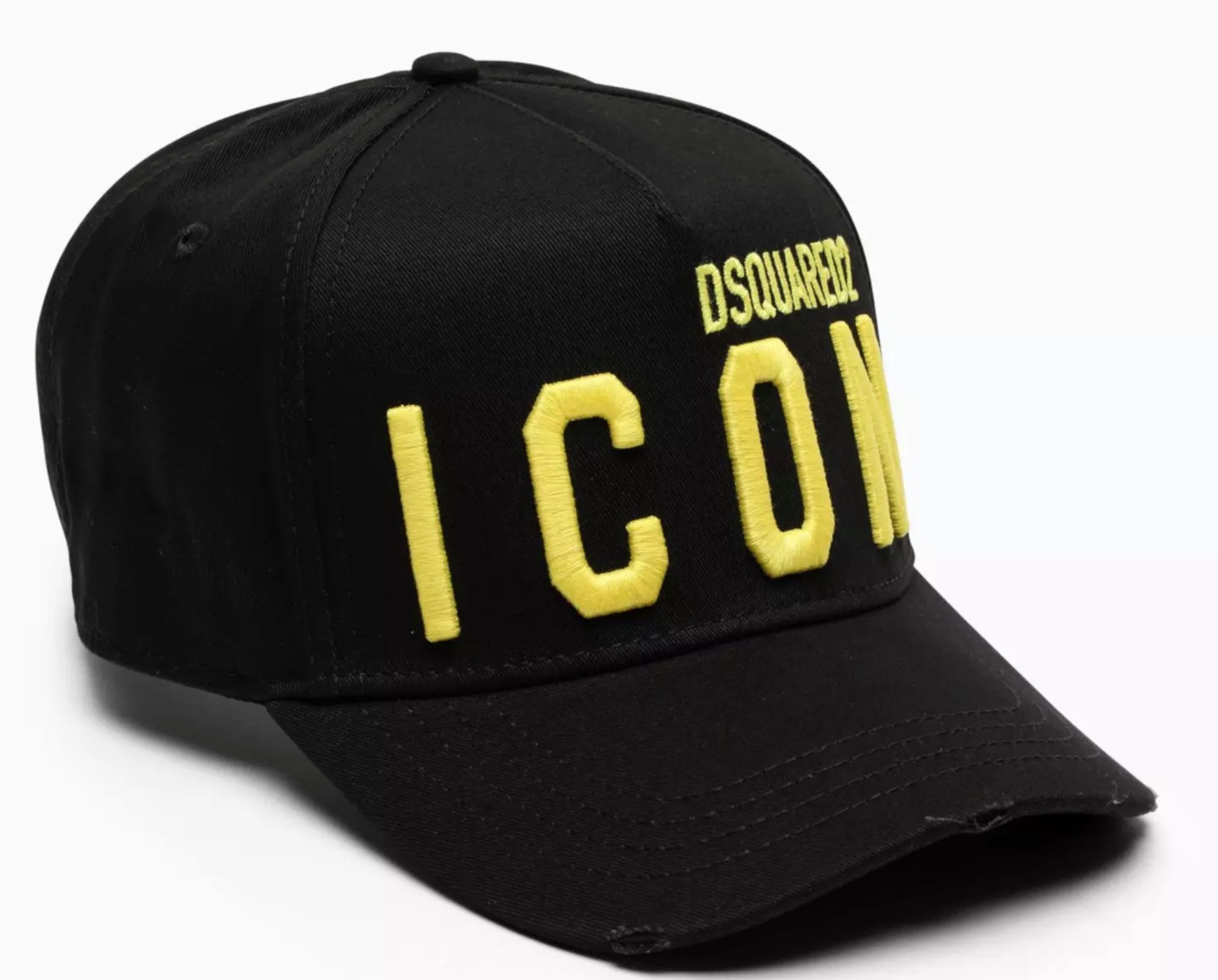 Dsquared2 Baseball Cap Basebalkappe Double Icon Kappe Mütze Intentionell distressed Details (können variieren)
