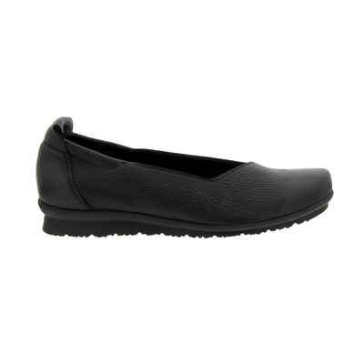 arche Barege, Ballerina, Cerf pleine fleur (Hirschled), schwarz (noir) Slipper