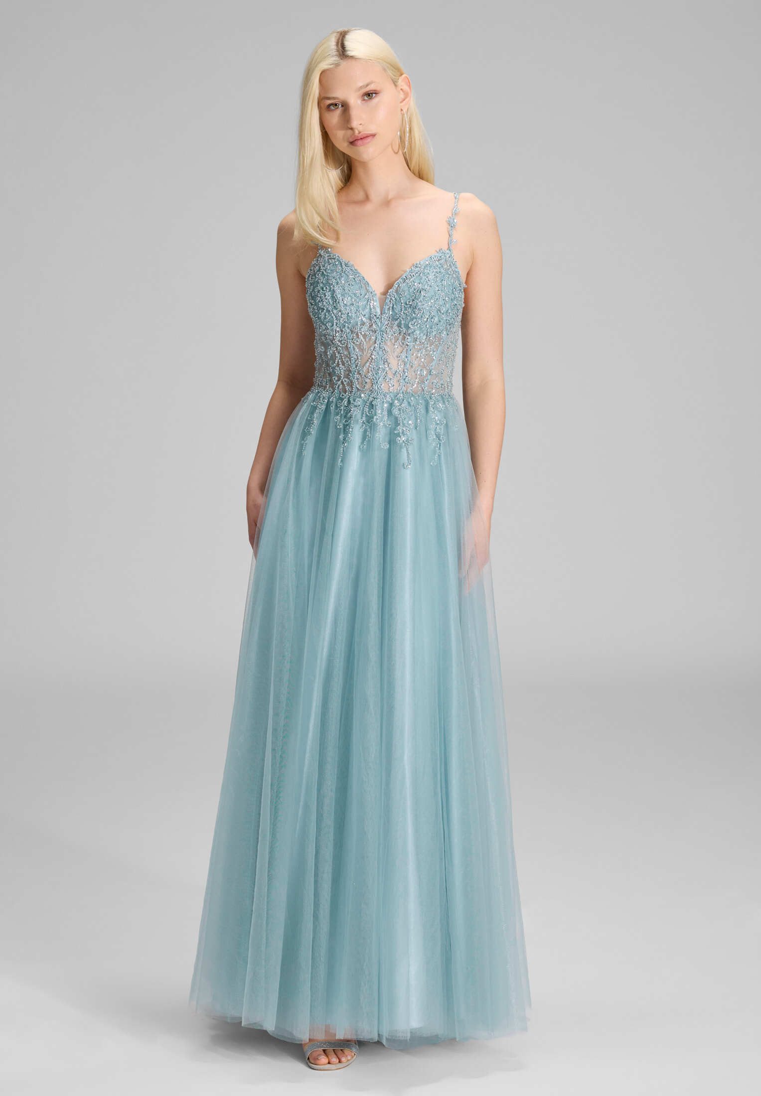 Hey Kyla Abendkleid - Ballkleid mit Stickerei Taillierter Schnitt mit fließendem Rockteil