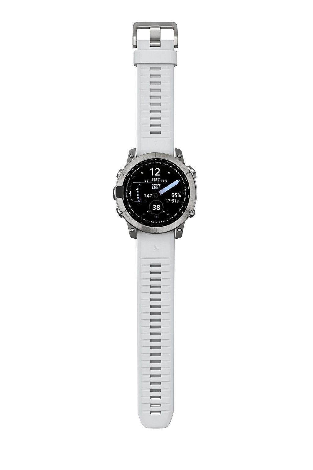 Garmin Epix Pro Gen 2, 51 mm Smartwatch (3,56 cm cm/1,4 Zoll, Garmin OS) Einzelartikel, 2-tlg., Smartwatch inkl. Silikonarmband und USB-C Lade-/Datenkabel, AMOLED Saphirglas Titan-Lünette Herzfrequenzsensor Taschenlampe