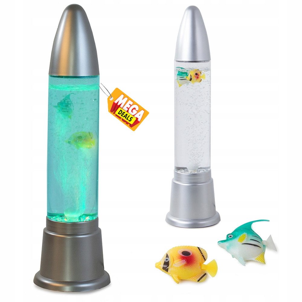 Lavalampe Lava Lampe Leuchte Lavalampe Nachttischlampe Fischlampe Lampe