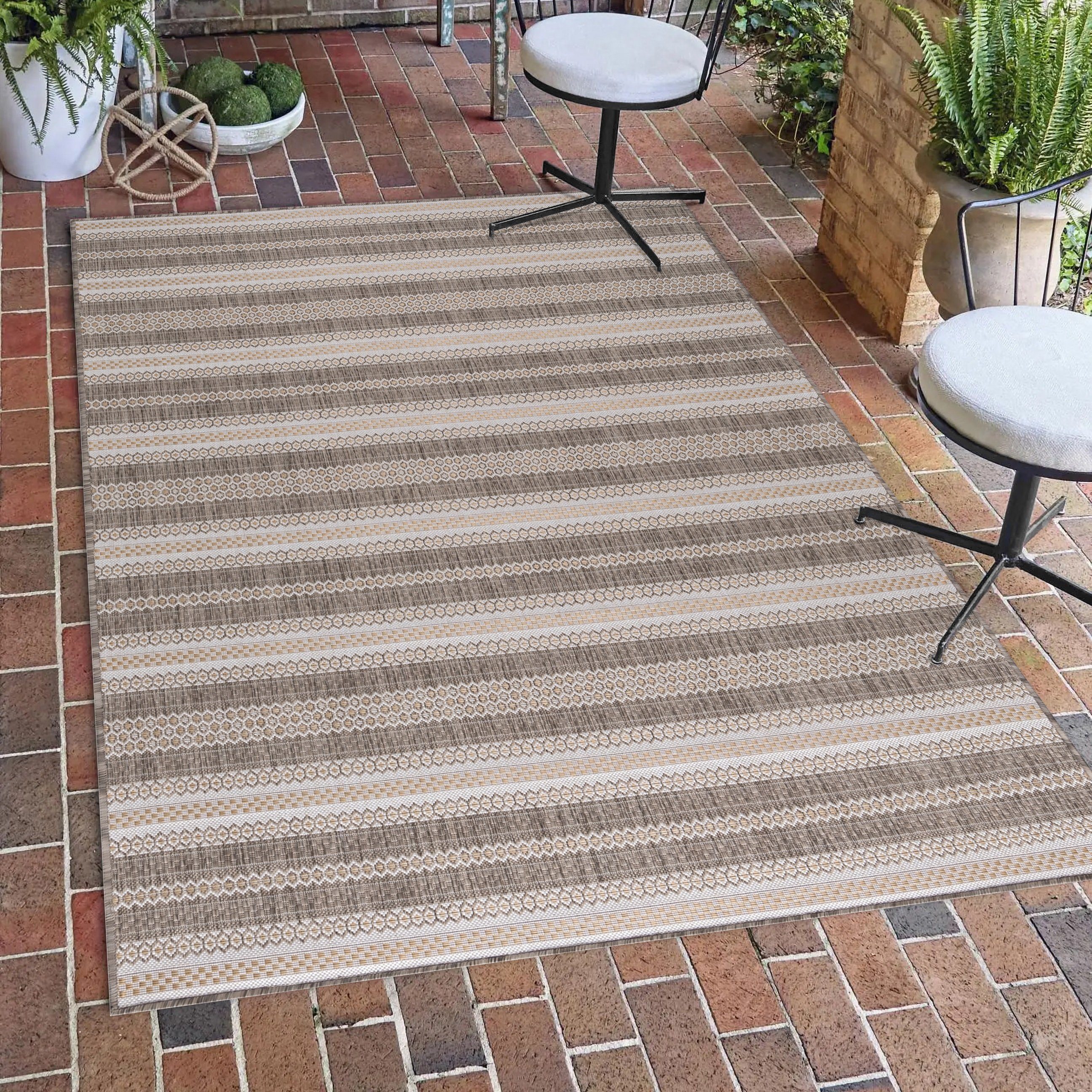 SIMPEX24 Outdoorteppich Vintage Design, Läufer, Höhe: günstig online kaufen
