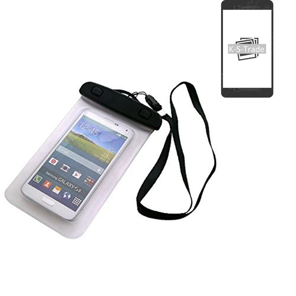 K-S-Trade Handyhülle für Huawei nova 5T Pro, Schutz Hülle Handy Hülle Beach  Bag wasserdicht 16cm x 10cm