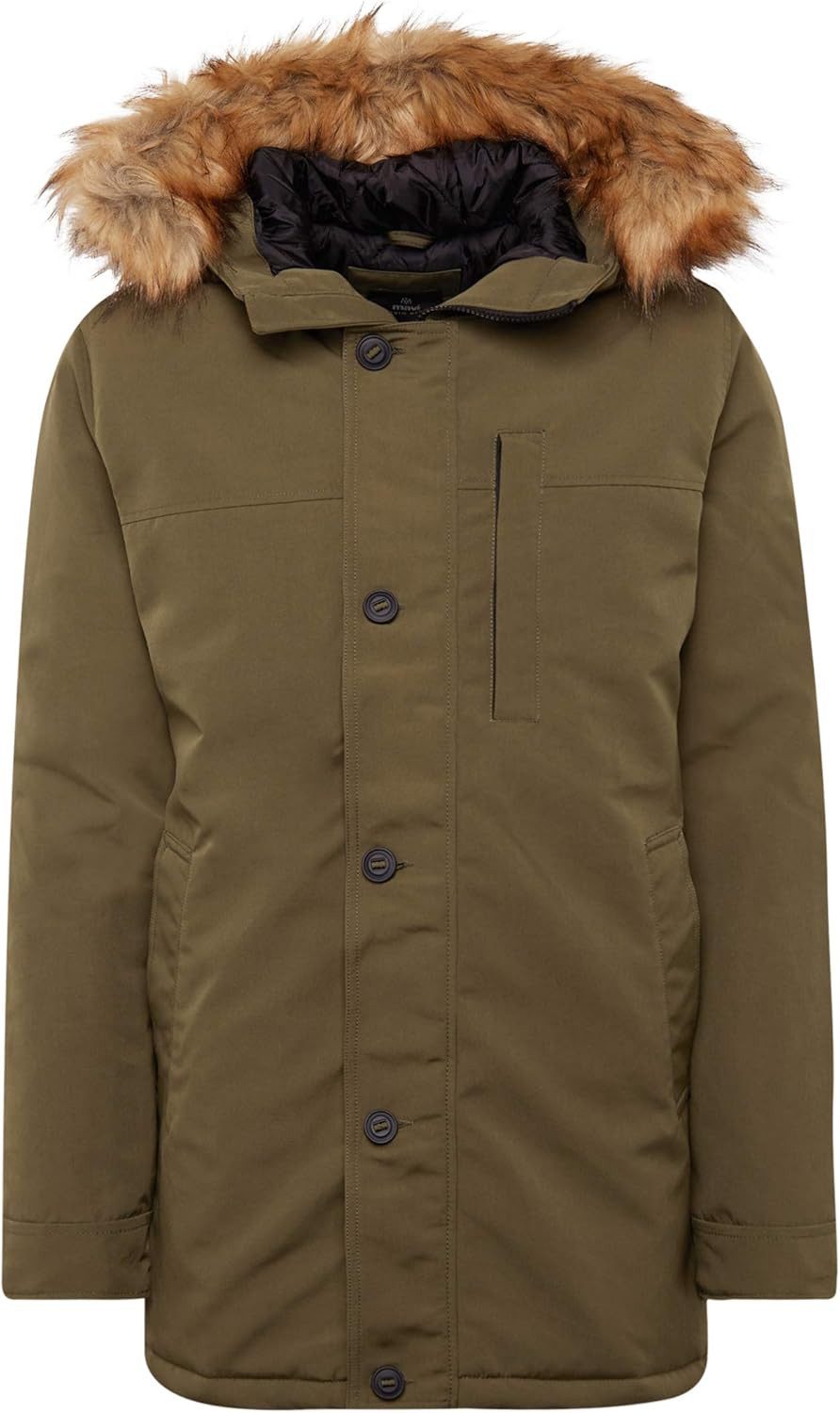 Mavi Kurzmantel Hooded Parka mit Kapuze und Fellbesatz Gr. XXL