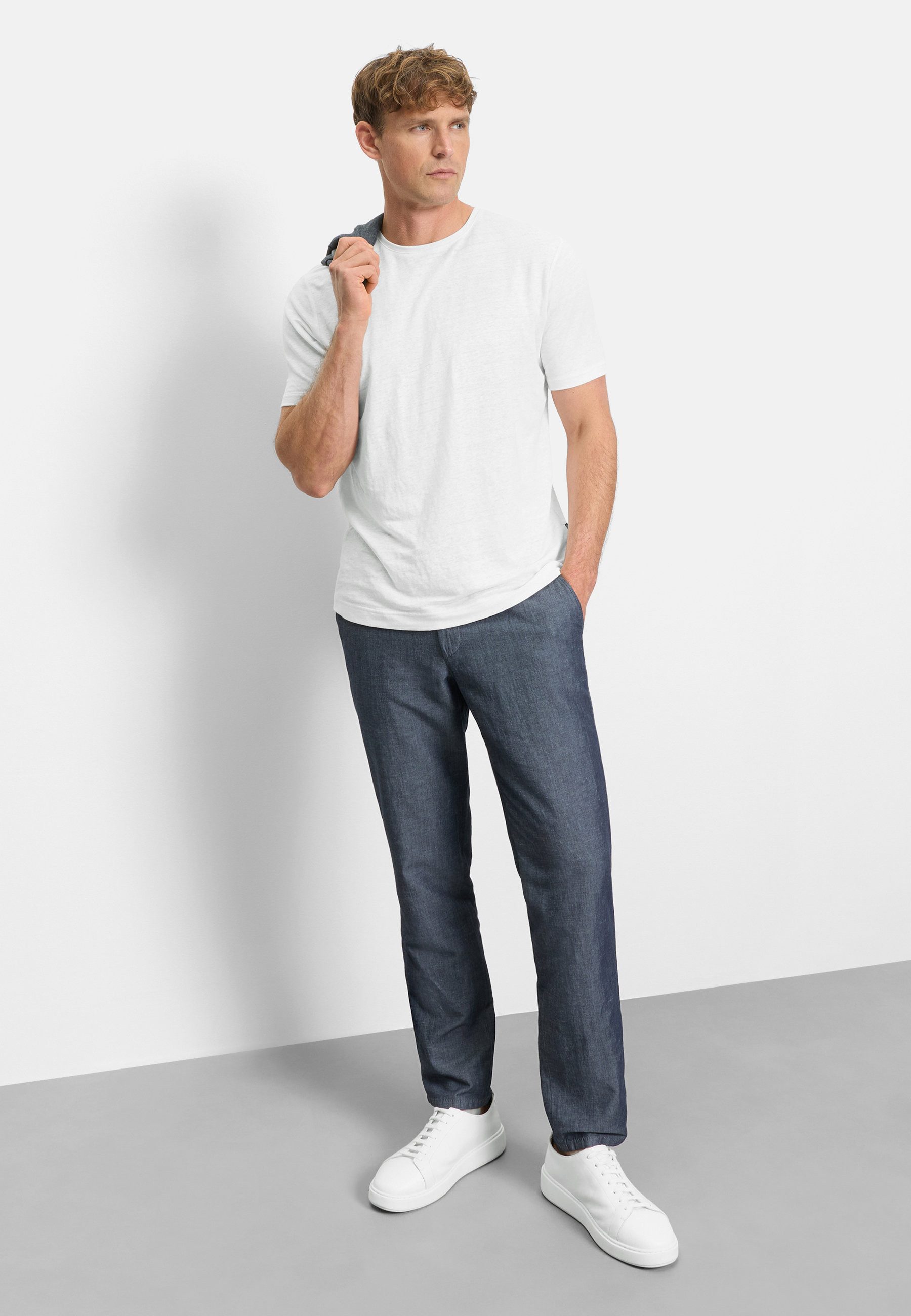 OLYMP T-Shirt OLYMP Casual Wirk, T-Shirt