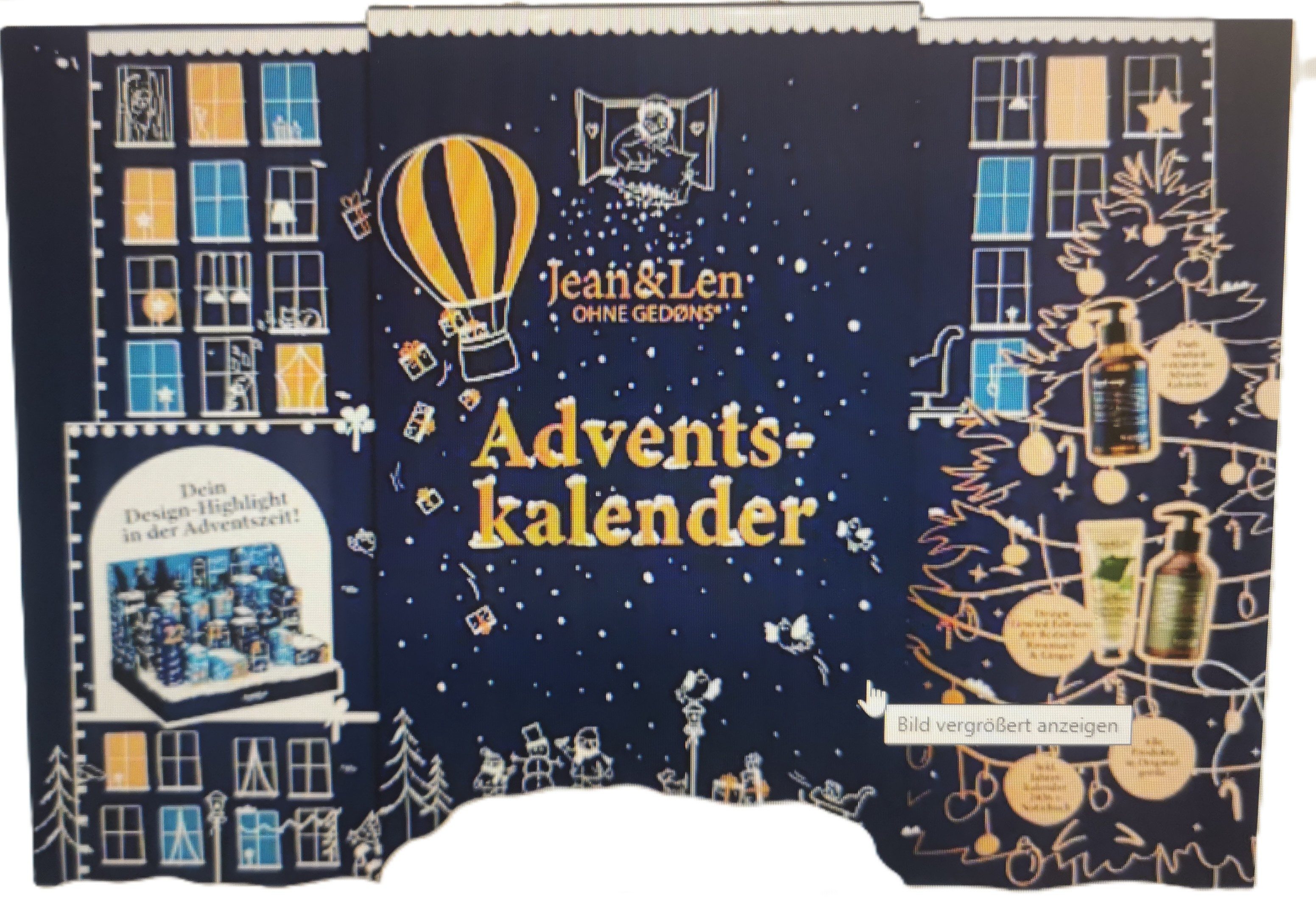dm-drogerie markt GmbH & Co. KG Adventskalender Jean&Len Adventskalender 2025 Design-Highlight Haus (24-tlg)