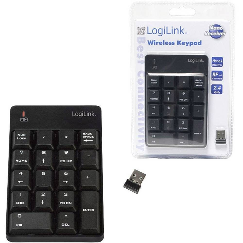 LogiLink kabelloses Keypad ID0120 Tastatur