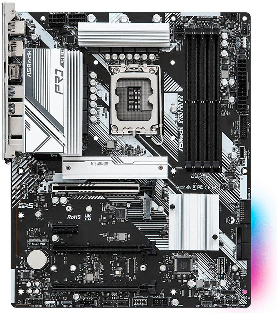 Asrock B760 PRO RS Mainboard RGB-LED-Beleuchtung