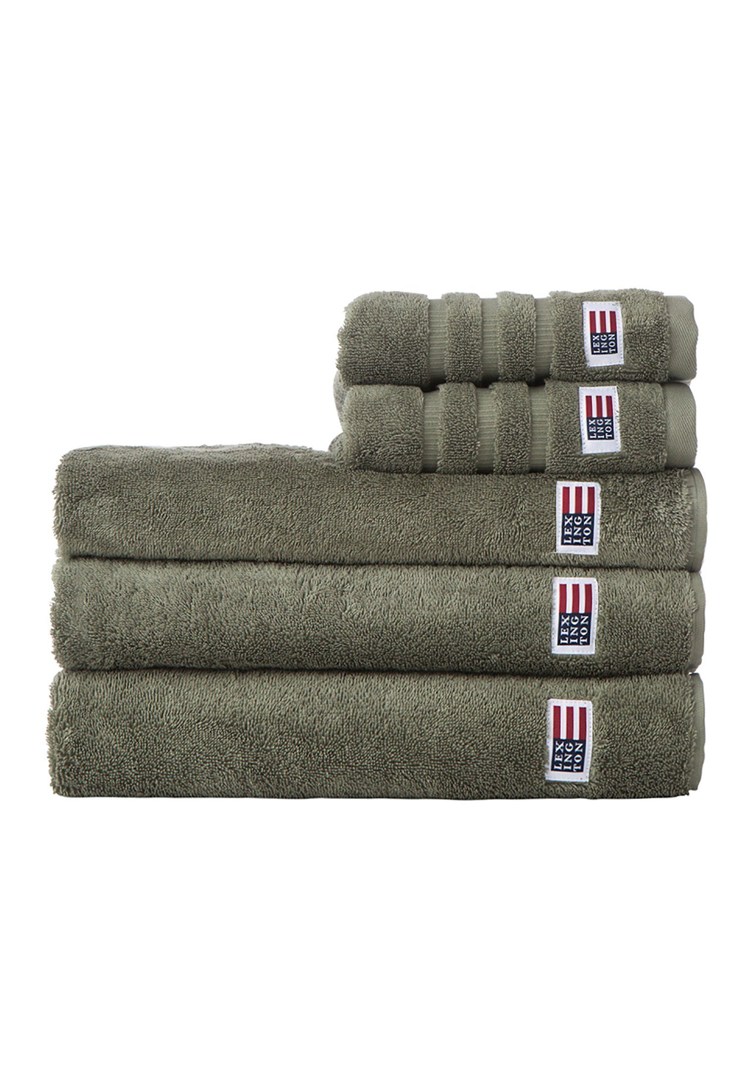 Lexington Handtuch Original Towel dusty olive