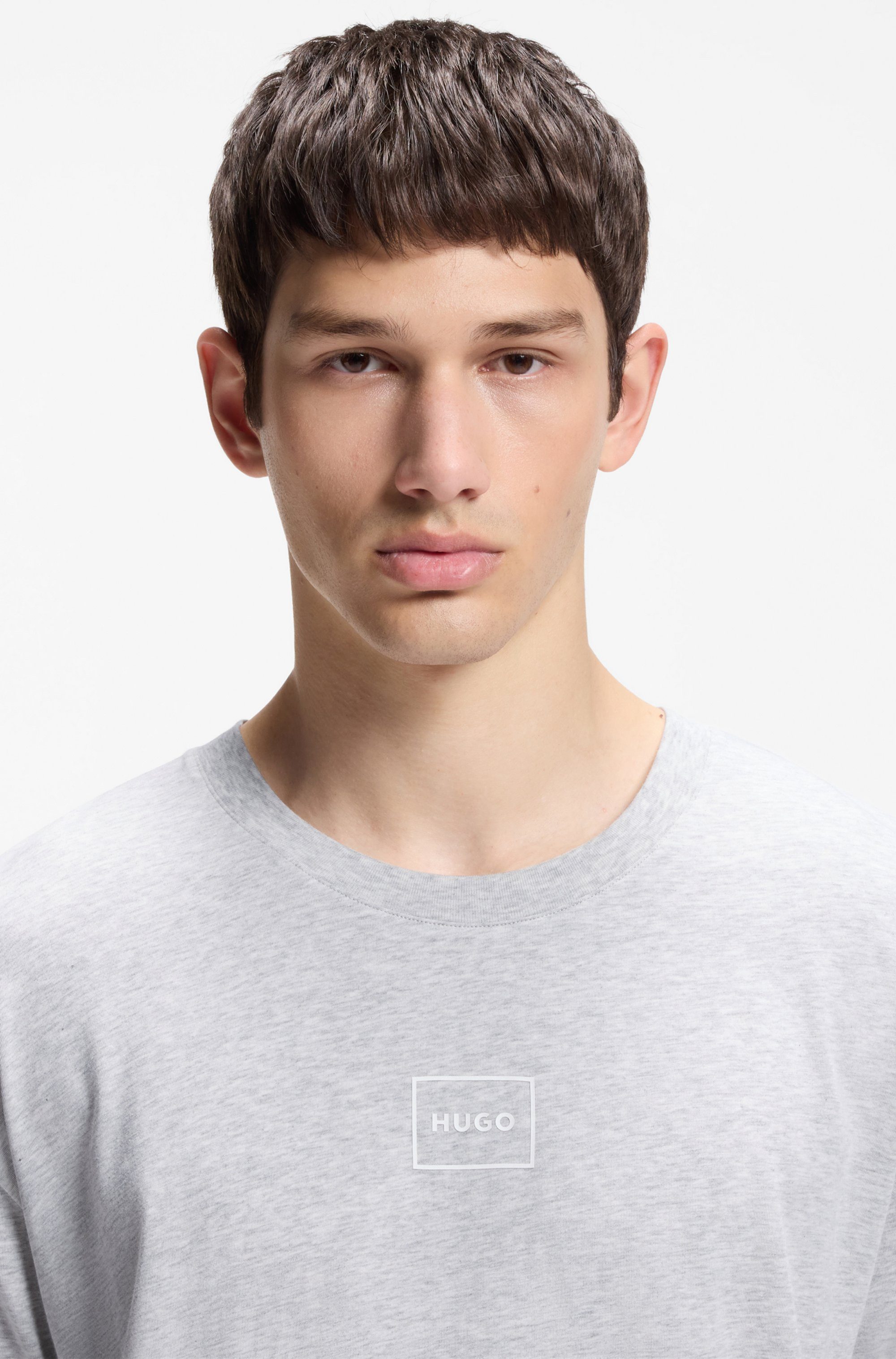HUGO T-Shirt Laze T-Shirt mit Rundhalsausschnitt