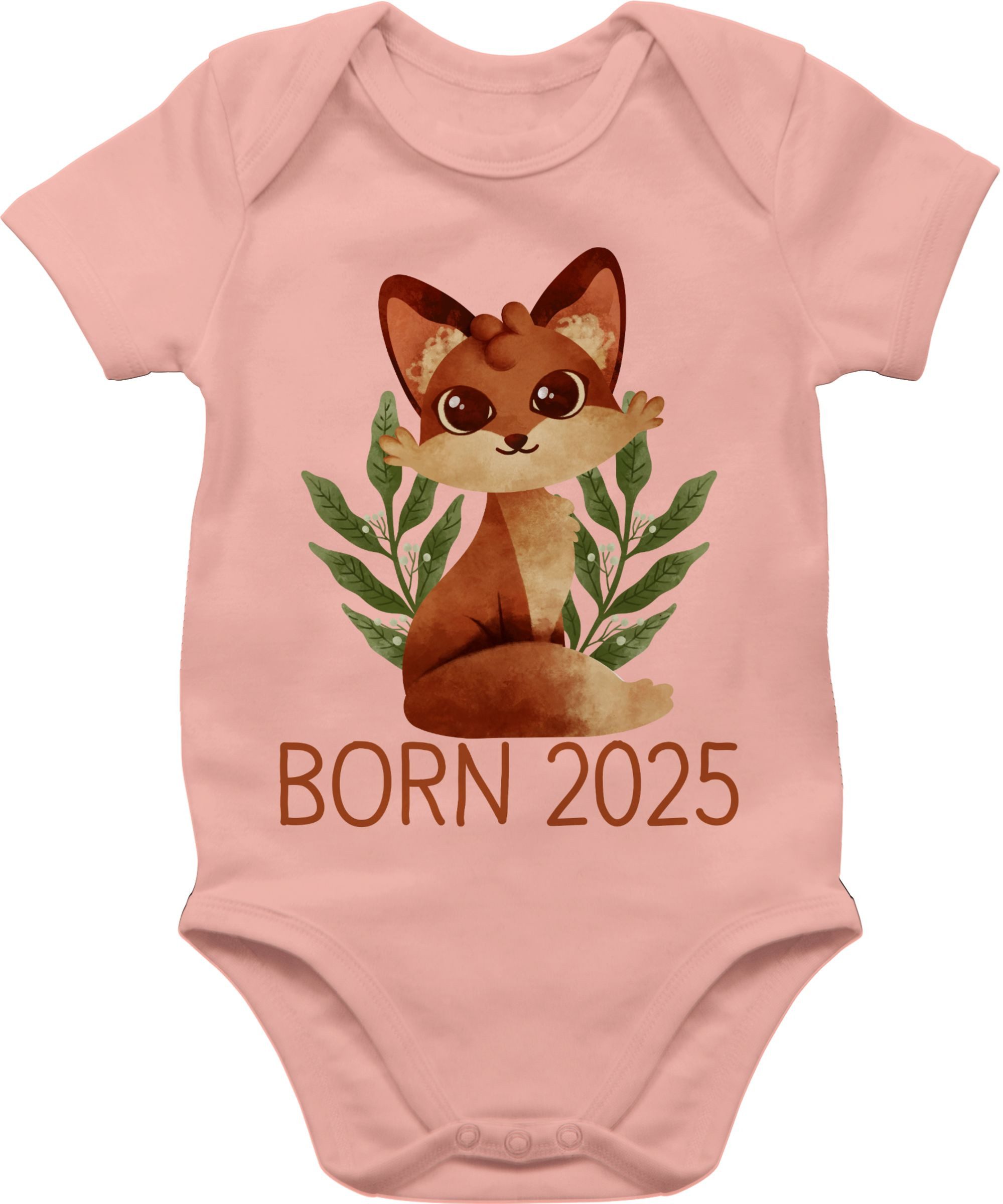 Shirtbody Fuchs Born 2025 Geschenk Geburt