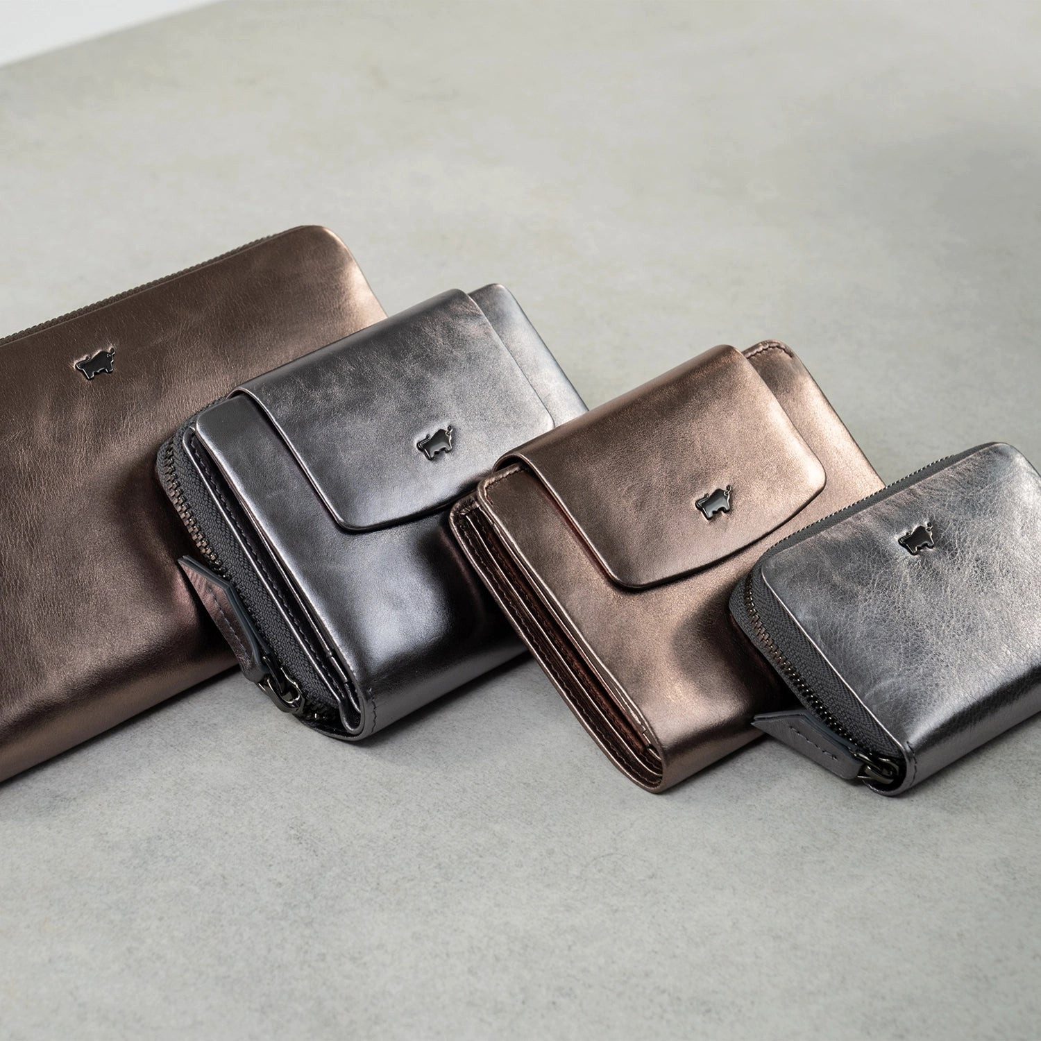 Braun Büffel Geldbörse RUBY RFID RV-Geldbörse 16CS silver