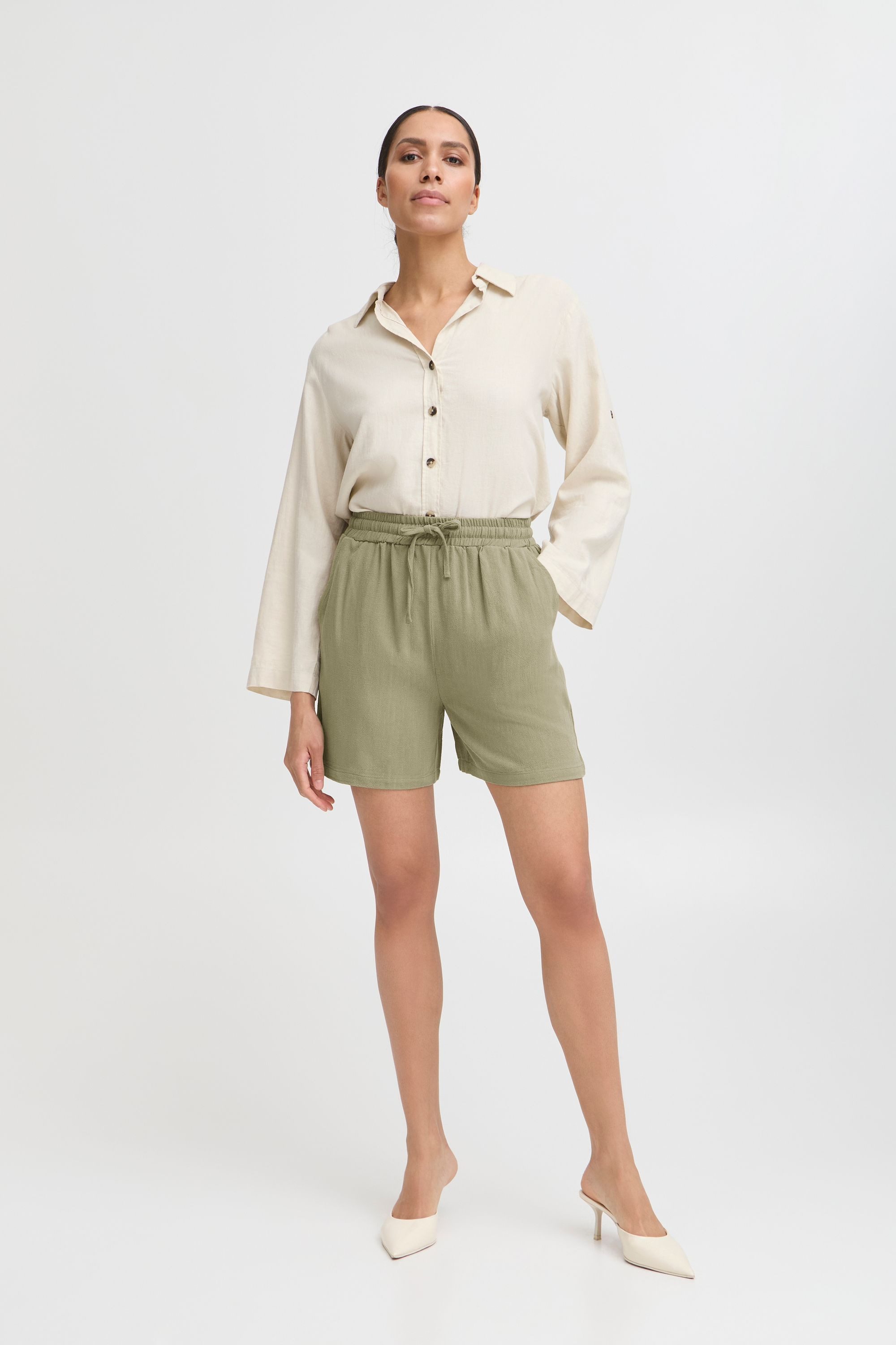 b.young Shorts Leinenhose günstig online kaufen