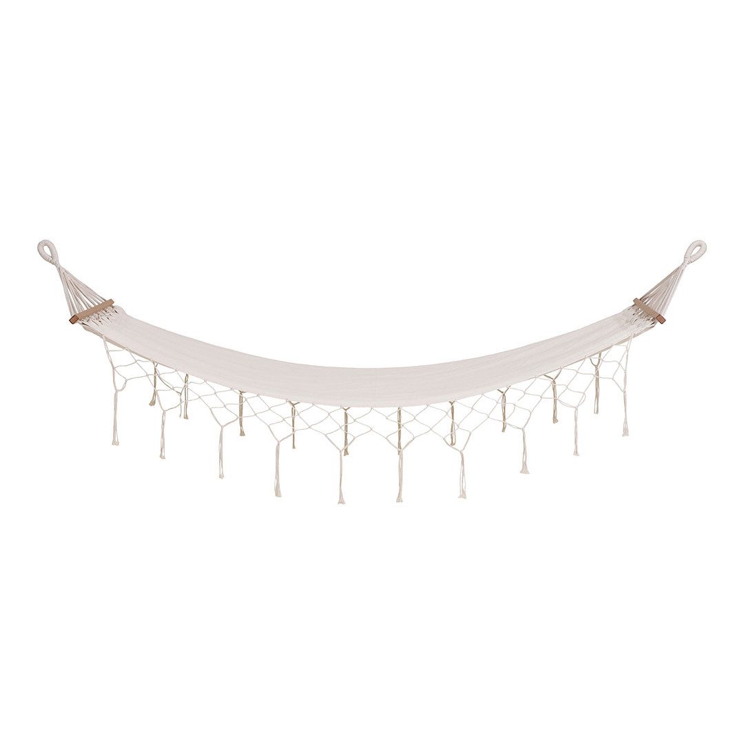 Gartenlounge-Set Edessa Hängematte off white.