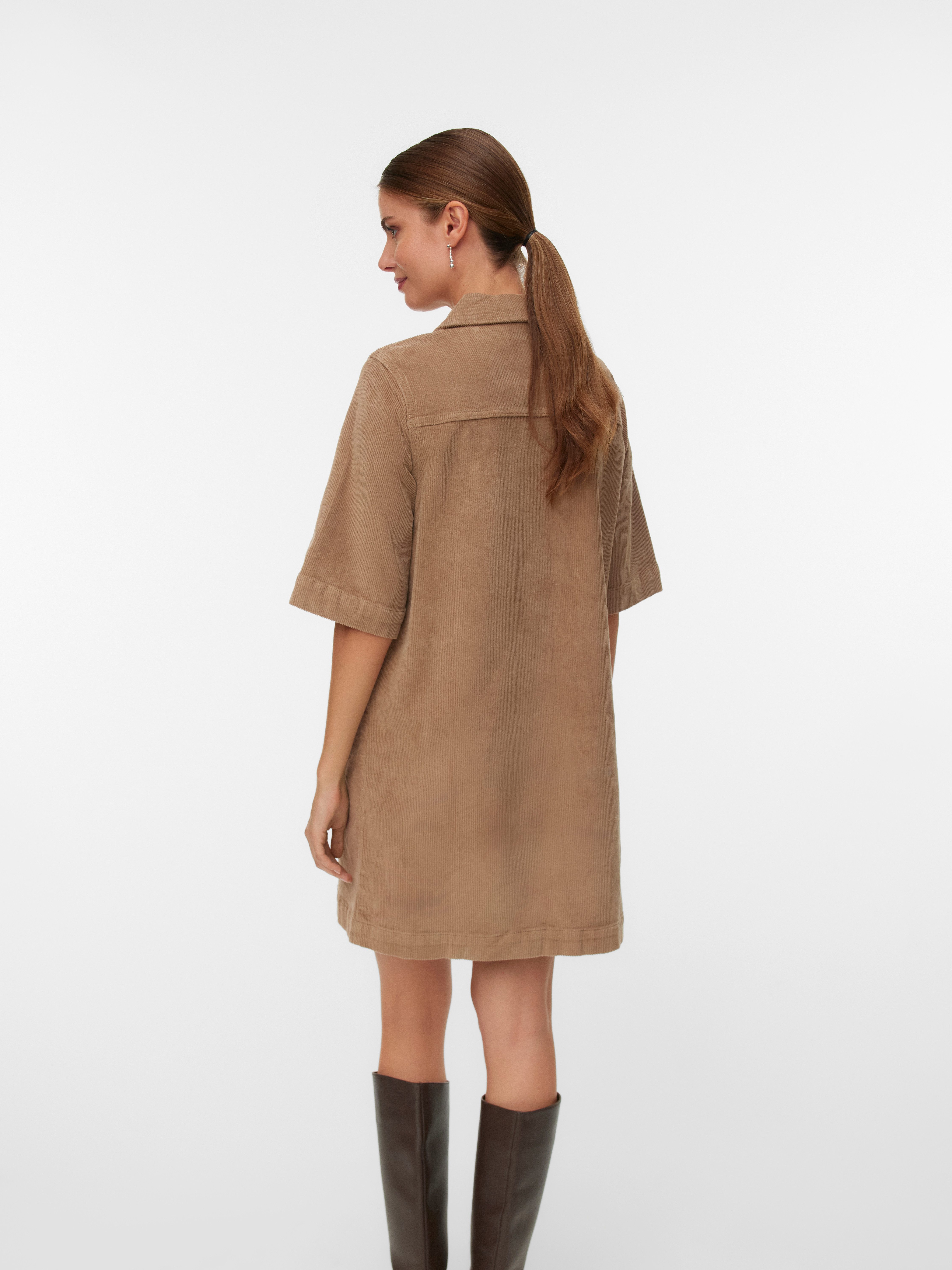 Vero Moda Cordkleid VMFENJA 2/4 SHORT CORDUROY DRESS NOOS günstig online kaufen