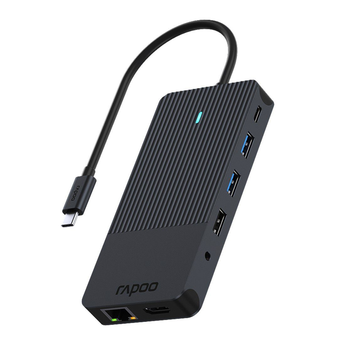 UCM-2006 USB-C Multiport Adapter, 12in1, Grau USB-Adapter
