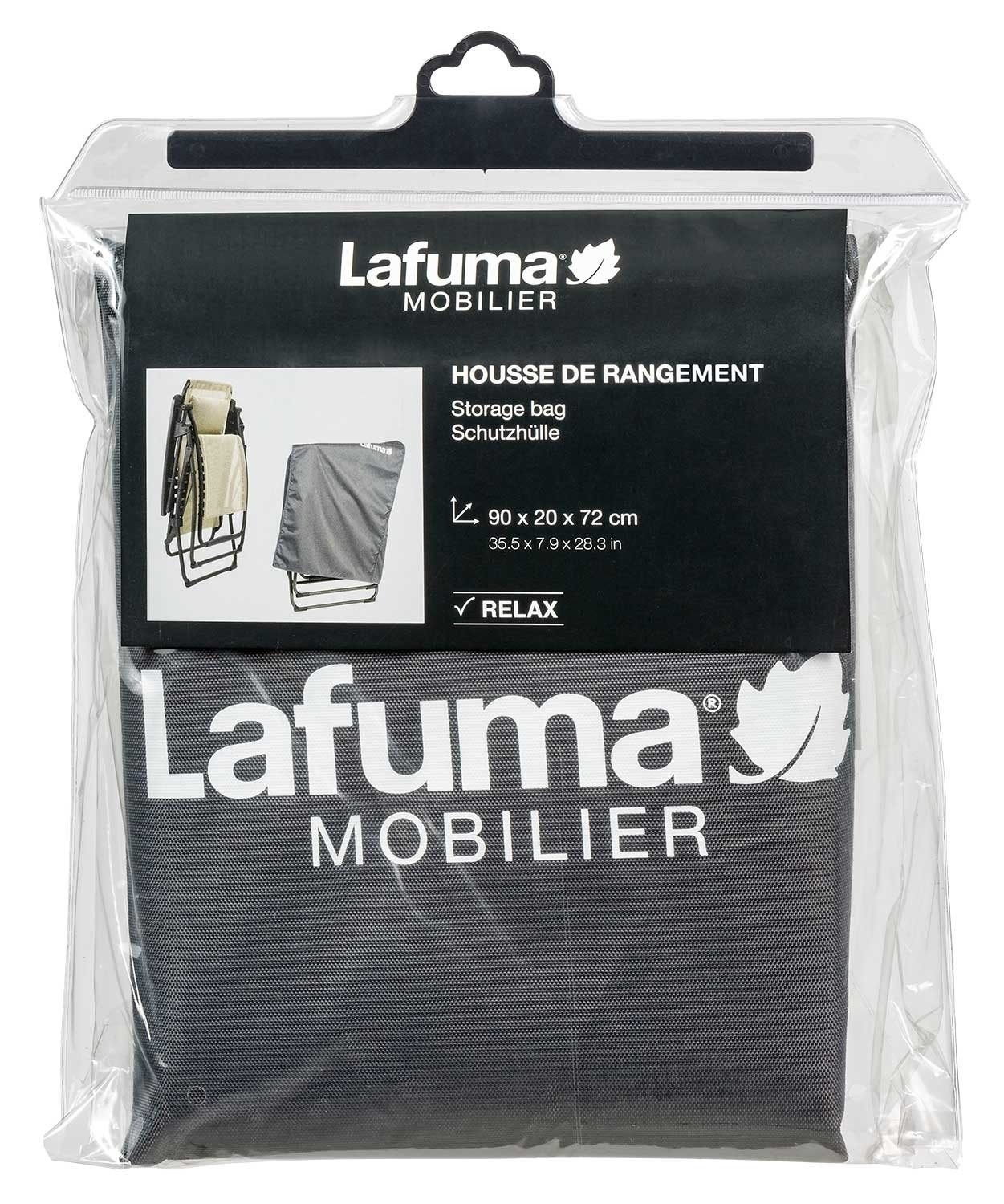 Lafuma Gartenmöbel-Schutzhülle für Relaxliegen TAHITI, 70 x 100 cm, Anthrazit, (1-St), Polyester, Wasserabweisend
