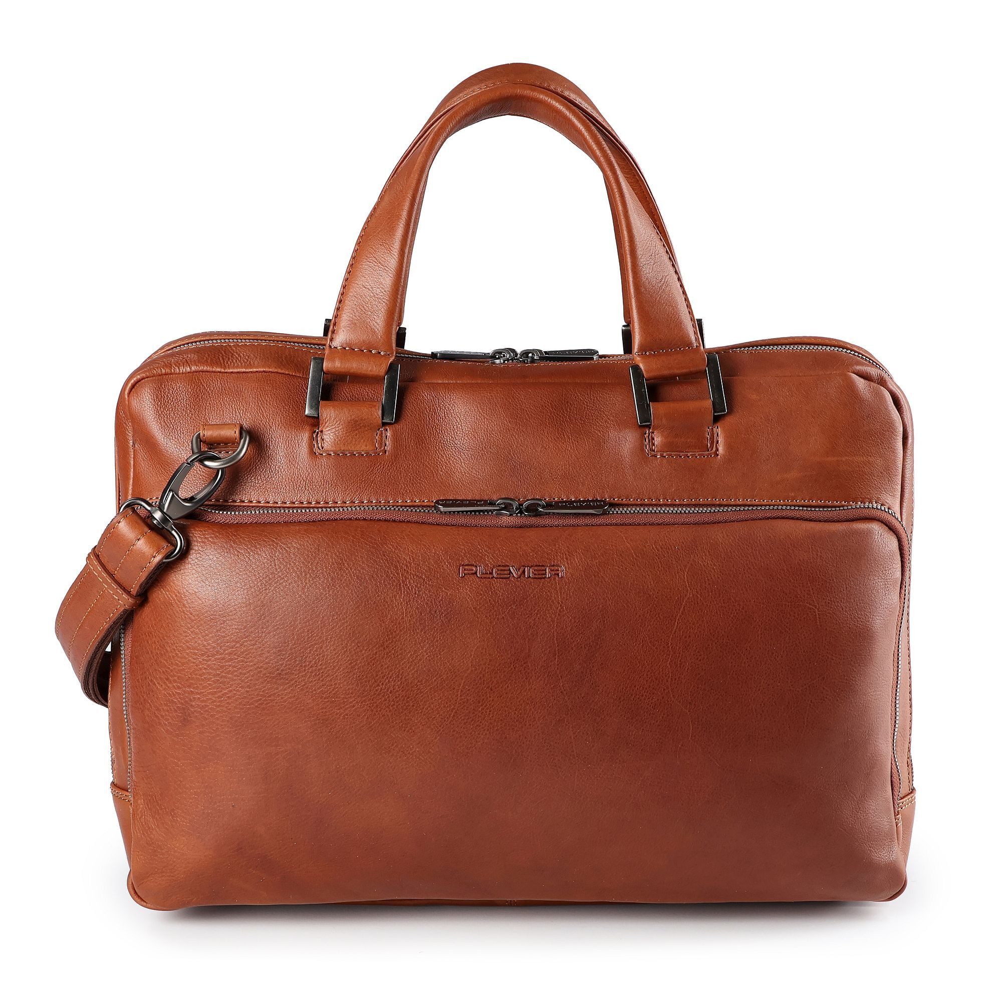 Plevier Aktentasche Vintage, Leder