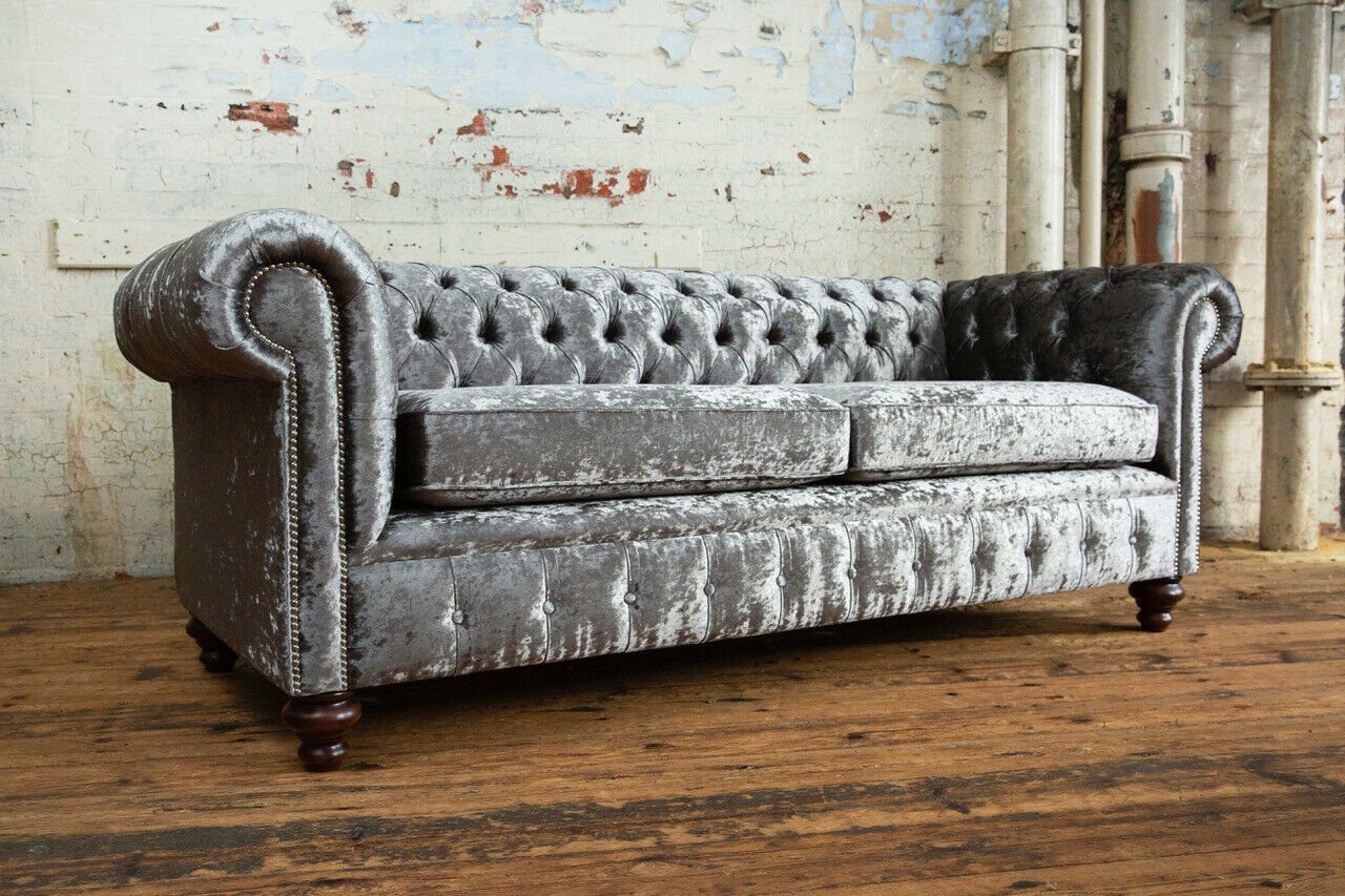 Chesterfield Sofa cm Sitzer JVmoebel 225 Sofa Chesterfield-Sofa, Couch 3 Design