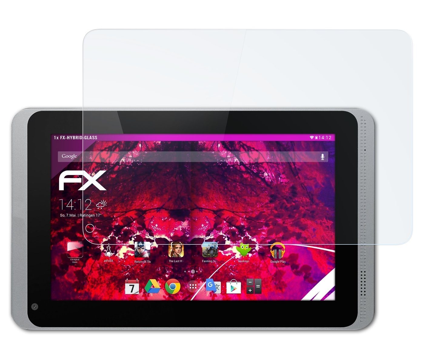 Schutzfolie Panzerglasfolie für Acer Iconia B1-720