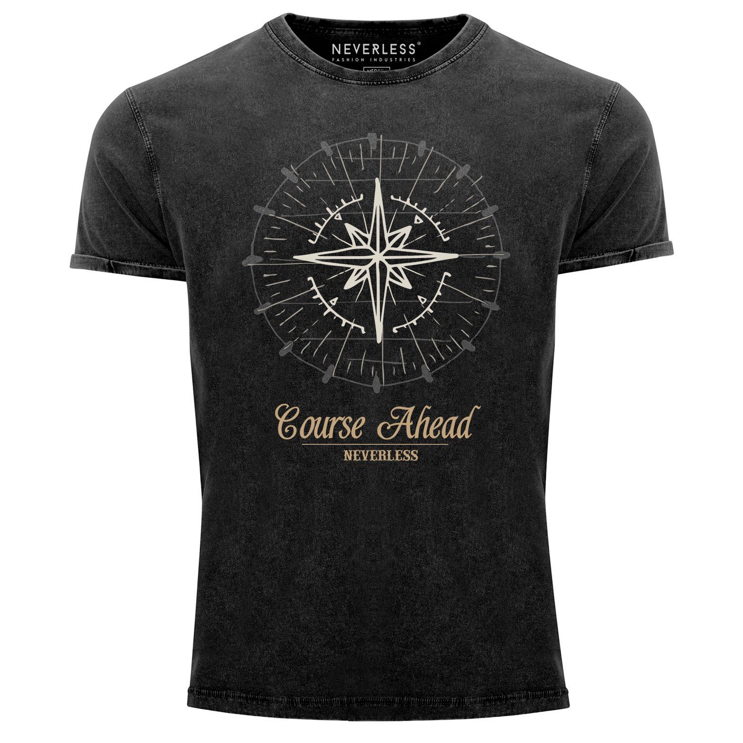 Neverless Print-Shirt »Cooles angesagtes Herren T-Shirt Vintage Shirt