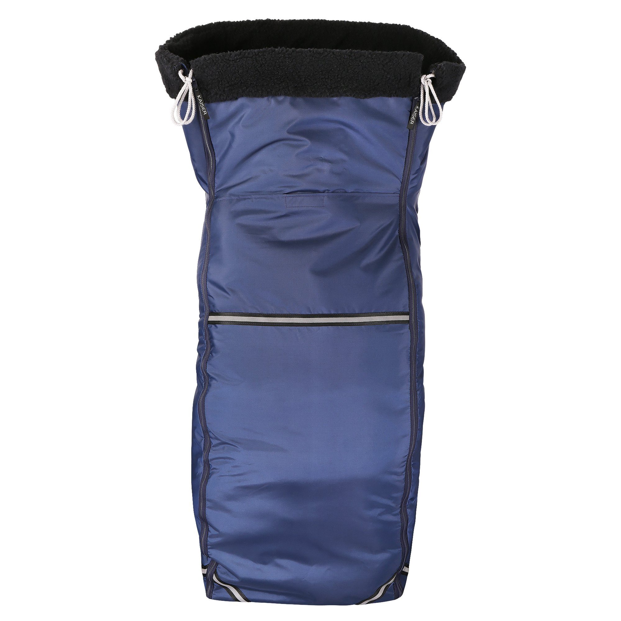 Kaiser Körperwärmer Kaiser Luxus Rollstuhl Schlupfsack WOLLPELZ blau Schafwolle, 1-tlg.