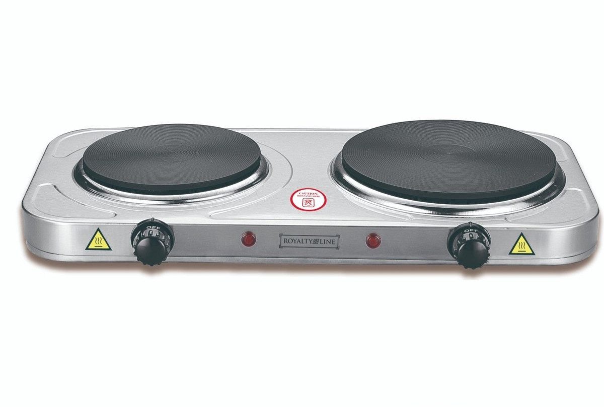 Royalty Line Doppelkochplatte Doppelkochplatte Doppelkochfeld Kochplatte Camping 2500W Royalty Line