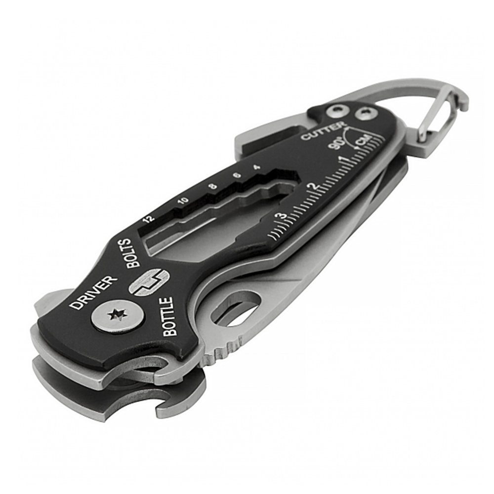 Angeln Tool Multi SmartKnife Taschenmesser Schlüsselanhänger Mini Utility Taschenmesser, True