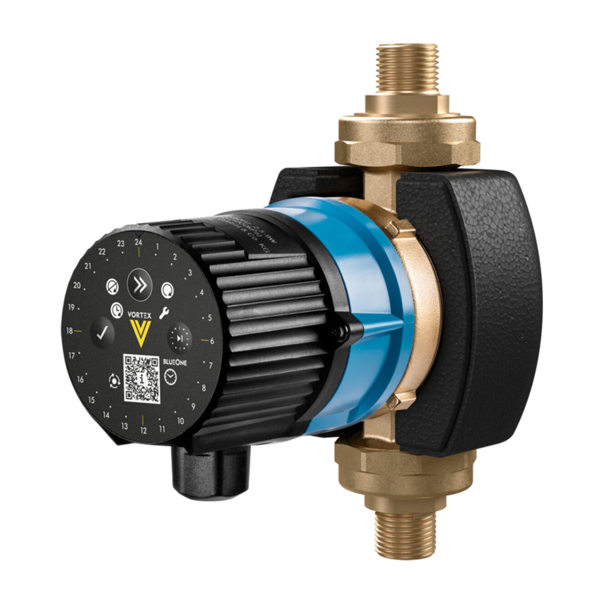 VORTEX Umwälzpumpe Vortex Trinkwasser-Zirkulationspumpe BWO 155 Z 230 V, m Uhr, 1/2" AGxd