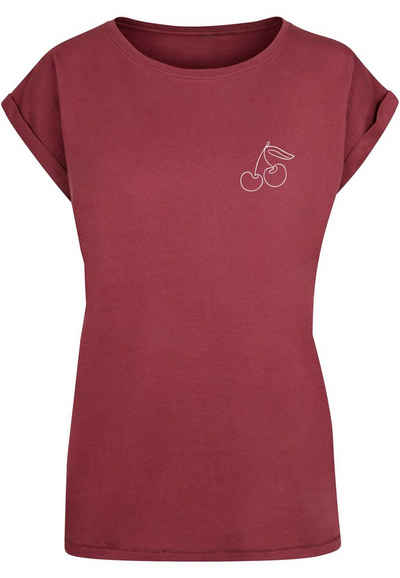 Merchcode T-Shirt Merchcode Damen Ladies Cherry T-Shirt (1-tlg)