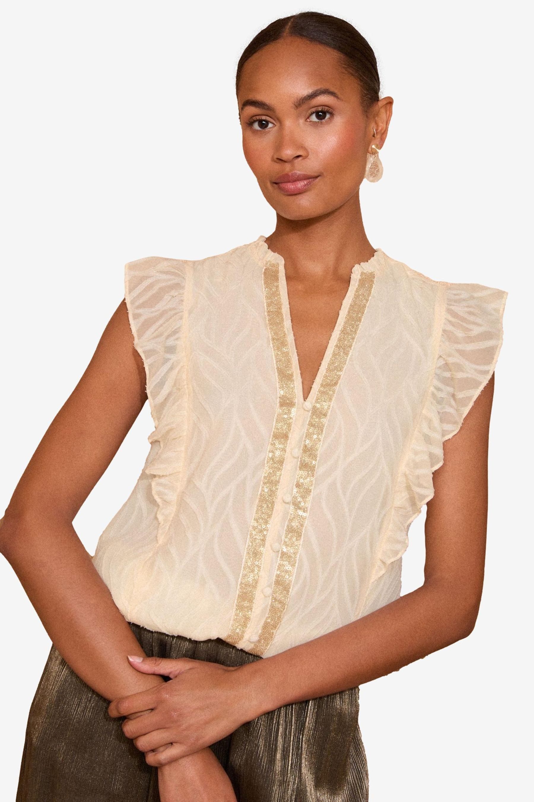 Love & Roses Druckbluse Love & Roses Bluse mit Flatterärmeln, Regular (1-tl günstig online kaufen