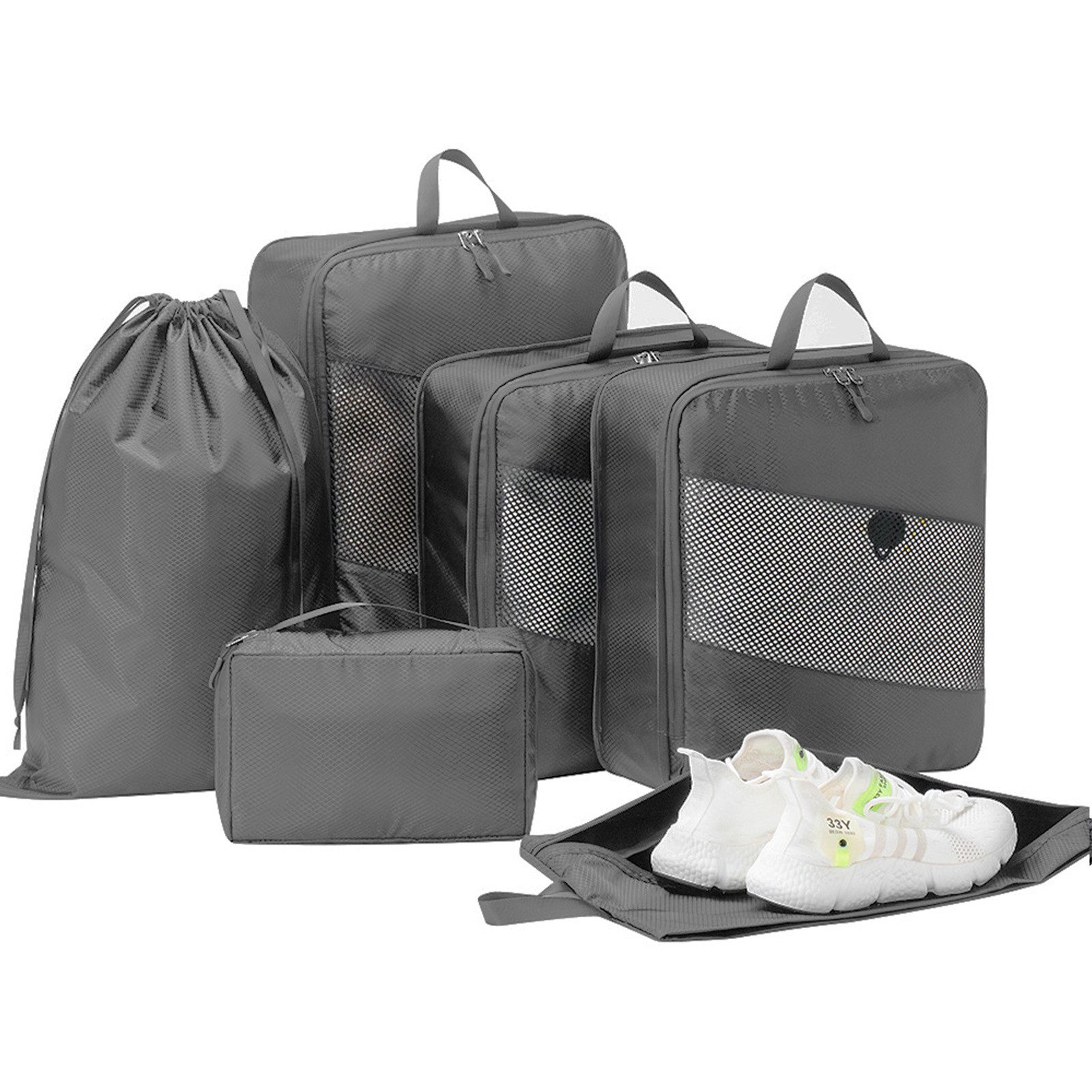 CALIYO Kofferorganizer Compression Packing Cubes Set für mehr Platz im Koff günstig online kaufen