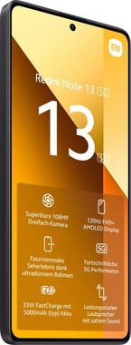 Xiaomi Redmi Note 13 5G 8GB+256GB Smartphone (16,94 cm/6,67 Zoll, 256 GB Speicherplatz, 108 MP Kamera, 108+8+2 MP Triple Hauptkamera und 16 MP Frontkamera)