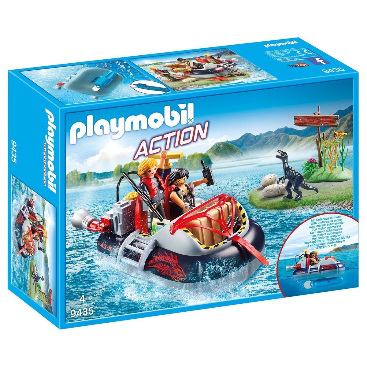 Playmobil® Spielzeug-Boot PLAYMOBIL® 9435 - Action - Luftkissenboot mit  Unterwassermotor